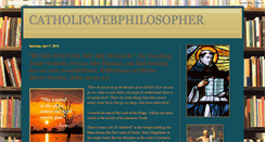 Desktop Screenshot of catholicwebphilosopher.com