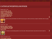 Tablet Screenshot of catholicwebphilosopher.com